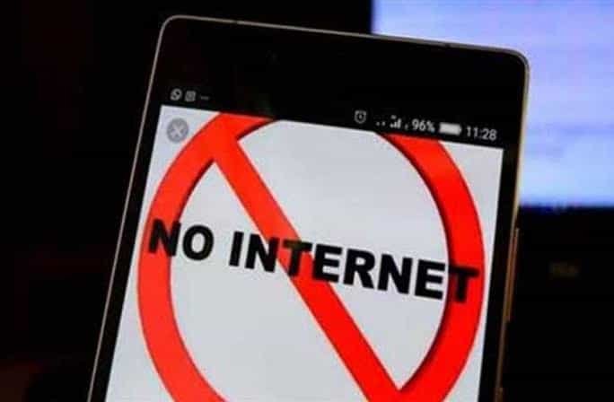 Internet Services banned